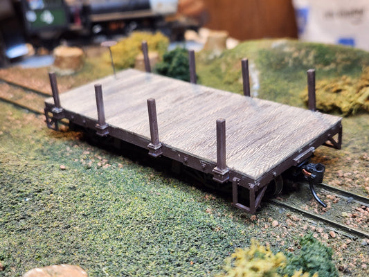 On30 3D Printed 16ft Flat Car Chassis(Set of 2)