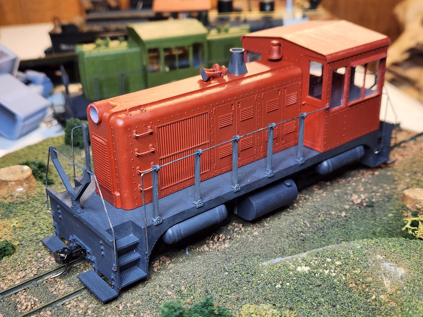 On30 Freelance End Cab Switcher Kit 3D printed For Athearn SW7 Mechanism