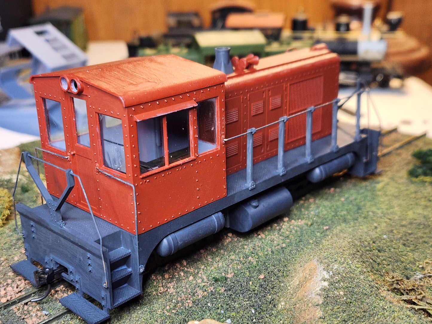 On30 Freelance End Cab Switcher Kit 3D printed For Athearn SW7 Mechanism