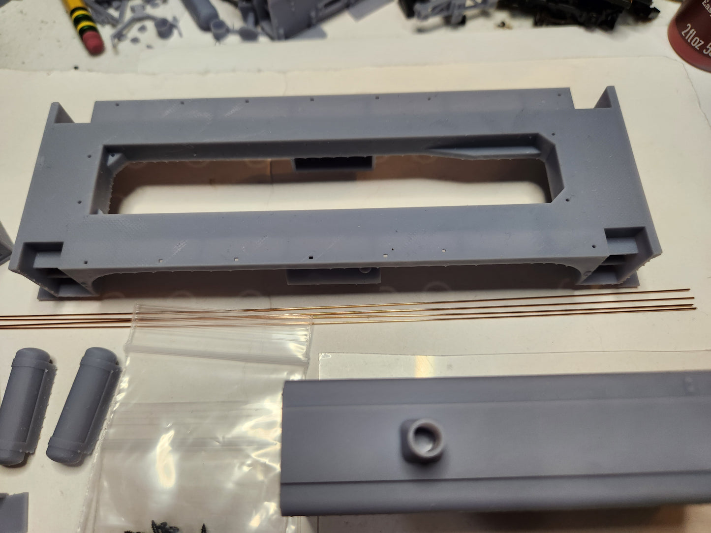 On30 Freelance End Cab Switcher Kit 3D printed For Athearn SW7 Mechanism