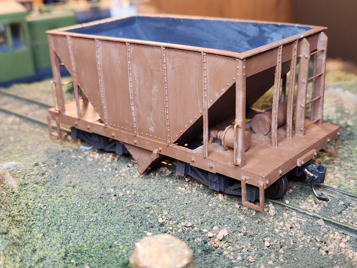 On30 3D Printed 16ft Single Bay Steel Hopper(Set of 2)