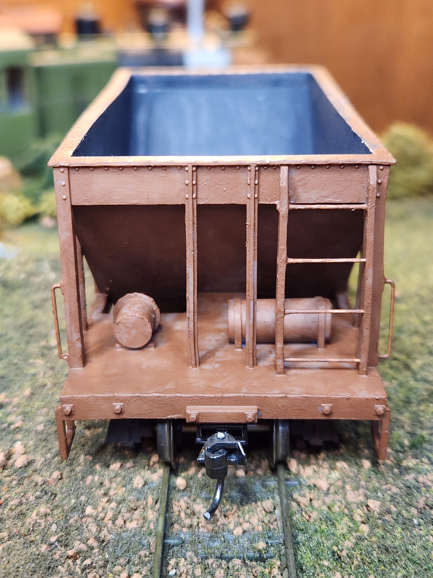 On30 3D Printed 16ft Single Bay Steel Hopper(Set of 2)