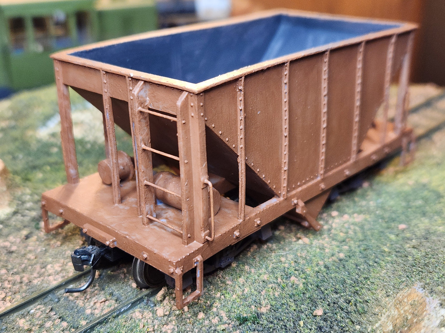 On30 3D Printed 16ft Single Bay Steel Hopper(Set of 2)