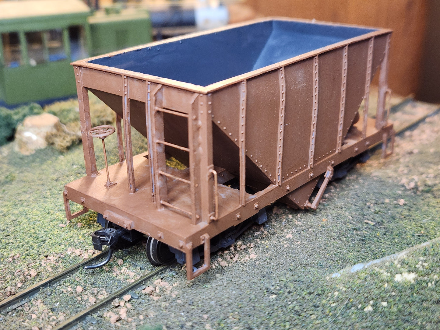 On30 3D Printed 16ft Single Bay Steel Hopper(Set of 2)