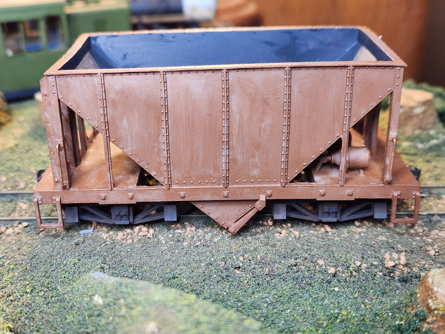 On30 3D Printed 16ft Single Bay Steel Hopper(Set of 2)