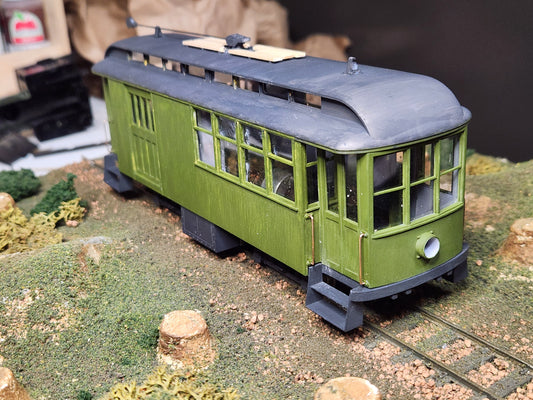 On30 SF&C #10 Streetcar Kit 3D printed For Athearn SW7 Mechanism