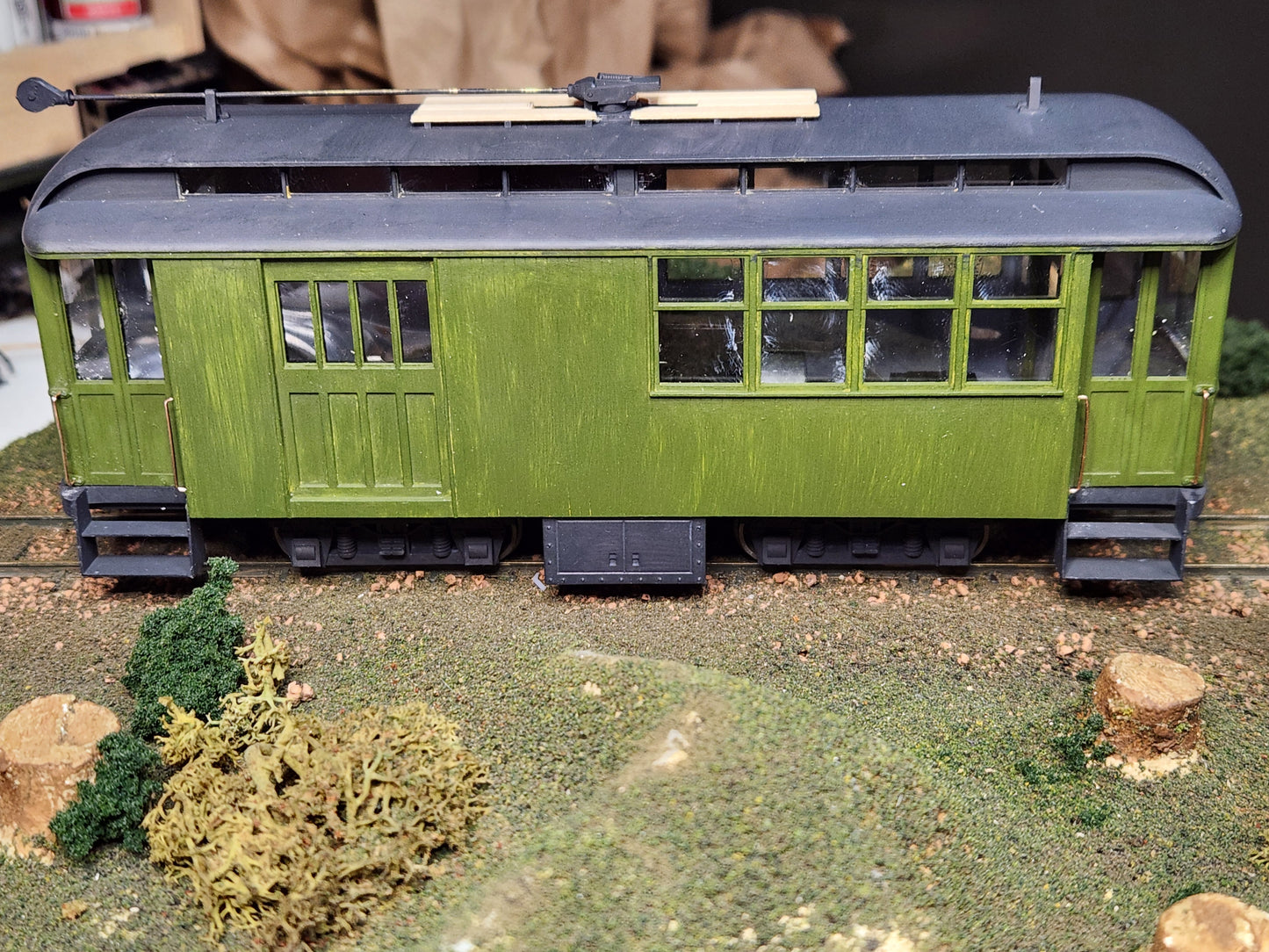 On30 SF&C #10 Streetcar Kit 3D printed For Athearn SW7 Mechanism