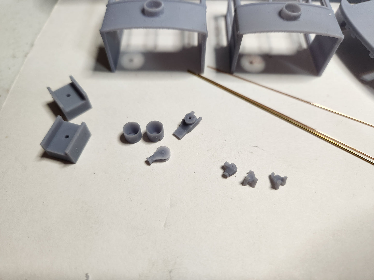 On30 SF&C #10 Streetcar Kit 3D printed For Athearn SW7 Mechanism