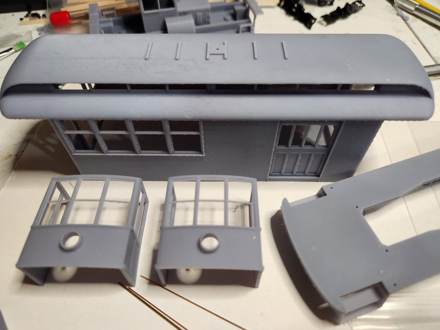 On30 SF&C #10 Streetcar Kit 3D printed For Athearn SW7 Mechanism