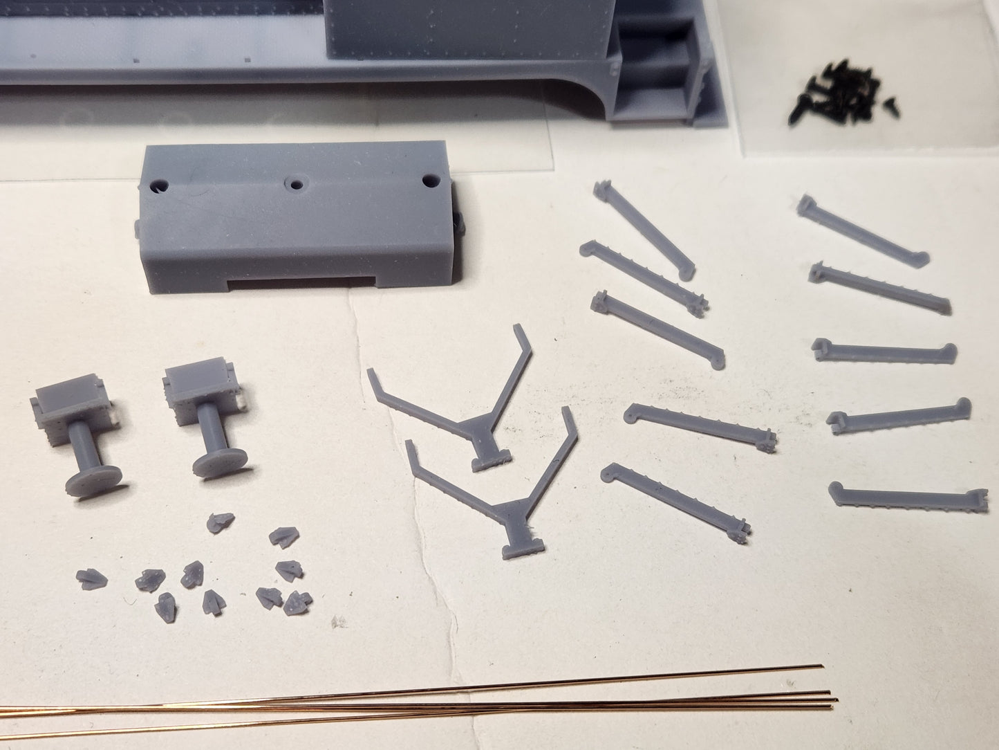 On30 Freelance End Cab Switcher Kit 3D printed For Athearn SW1500 Mechanism