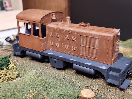 On30 Freelance End Cab Switcher Kit 3D printed For Athearn SW1500 Mechanism