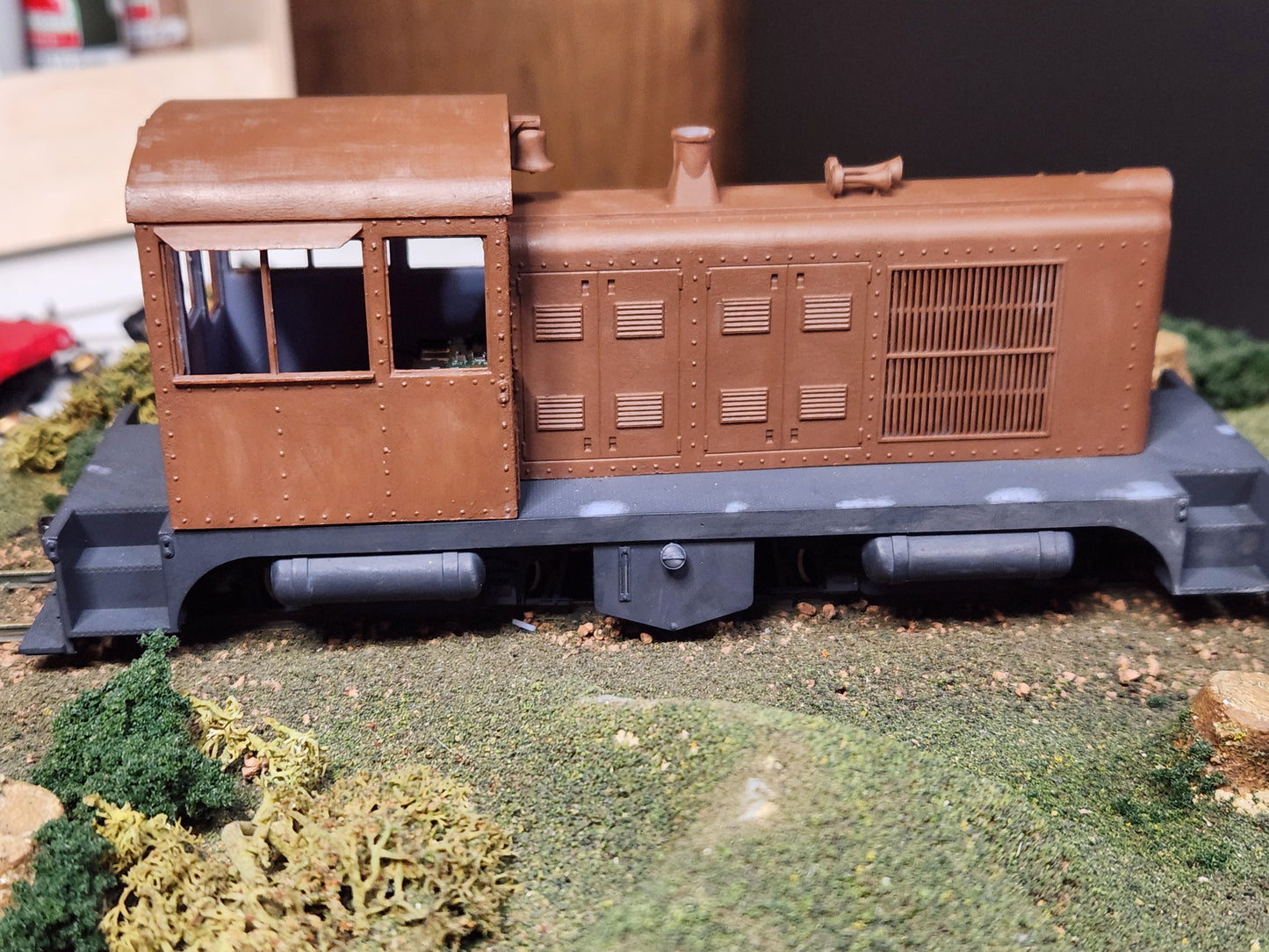 On30 Freelance End Cab Switcher Kit 3D printed For Athearn SW1500 Mechanism