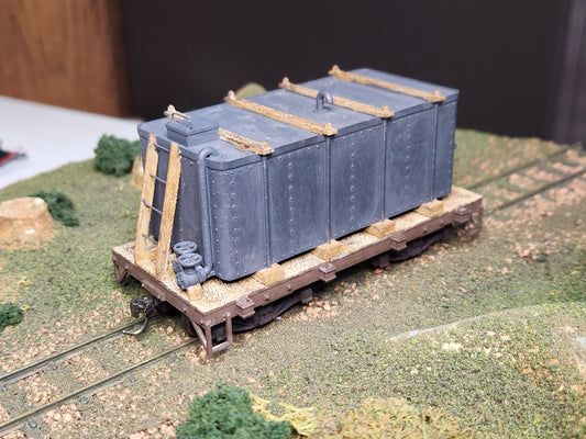 On30 3D Printed 16ft Rectangular Tank Car Kit