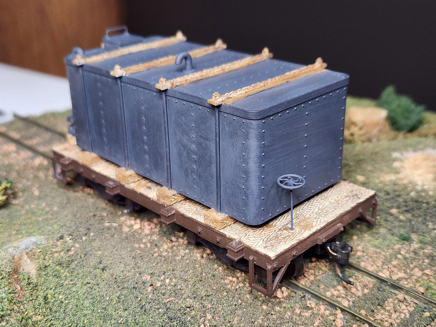 On30 3D Printed 16ft Rectangular Tank Car Kit