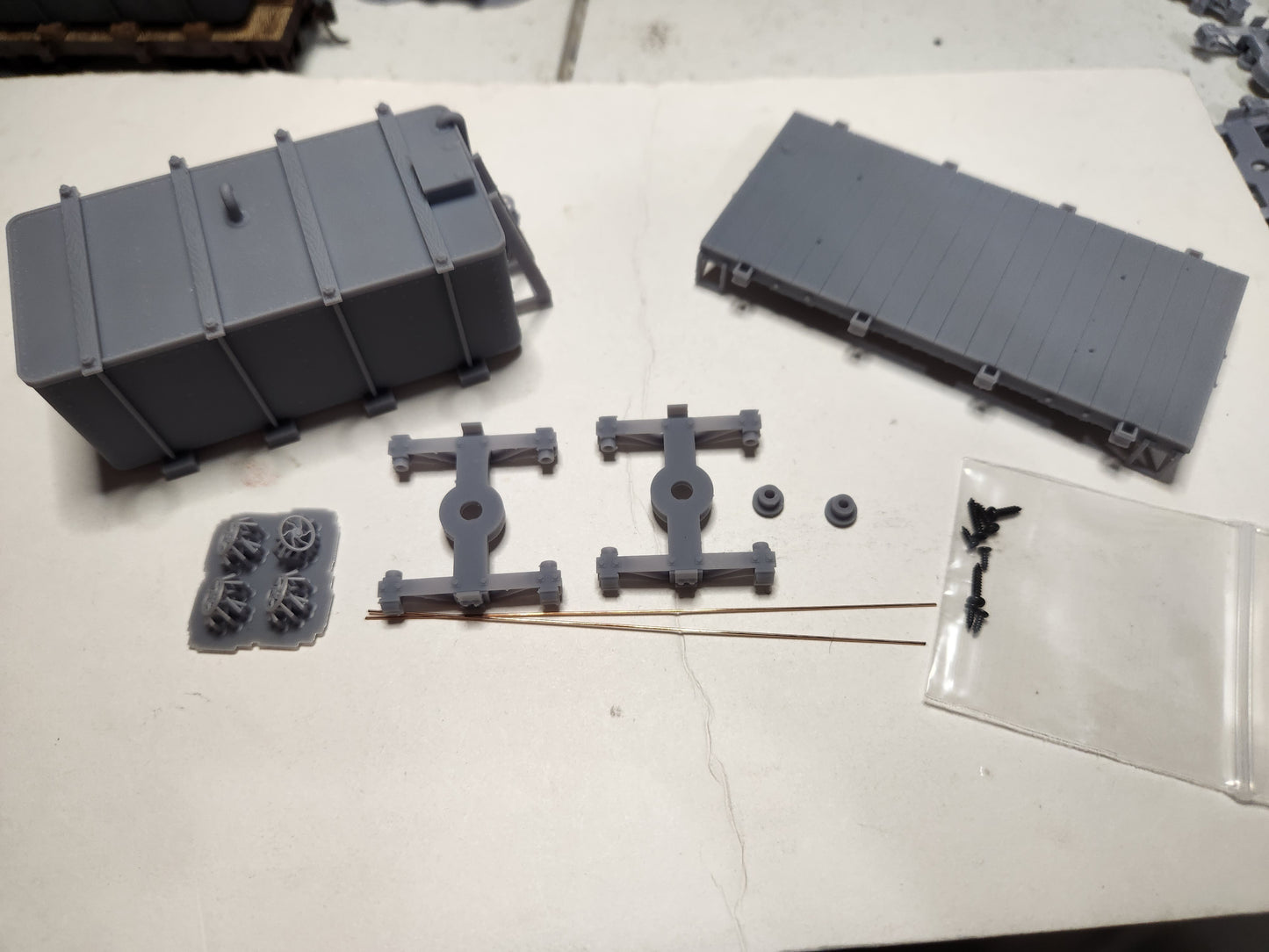On30 3D Printed 16ft Rectangular Tank Car Kit