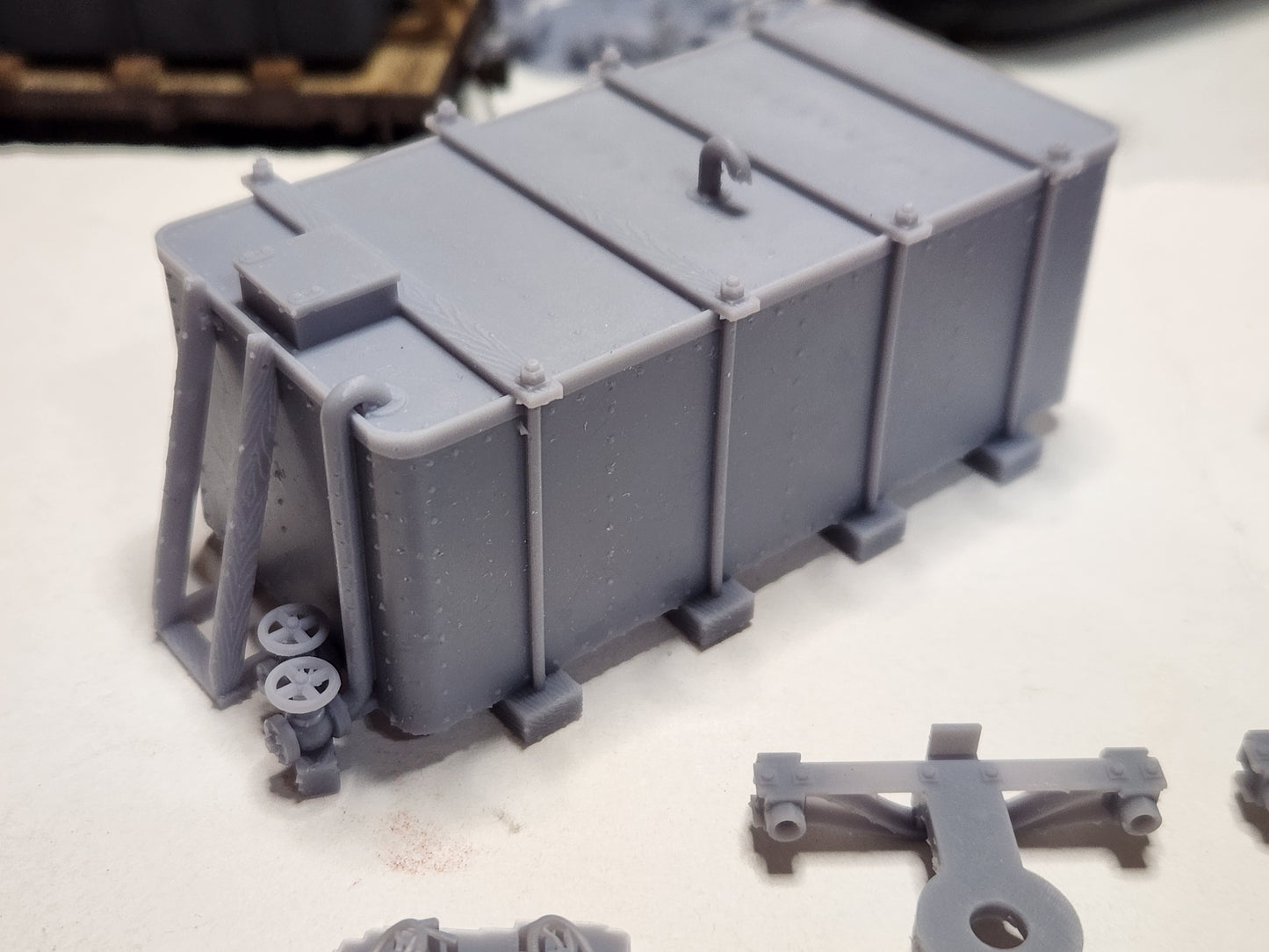 On30 3D Printed 16ft Rectangular Tank Car Kit