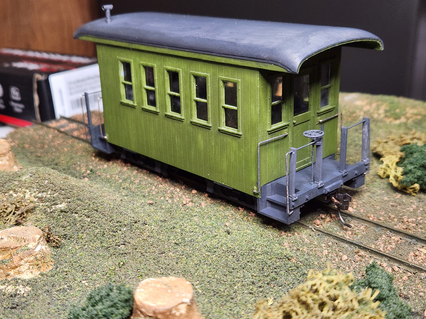 On30 3D Printed Short Coach Kit With round roof