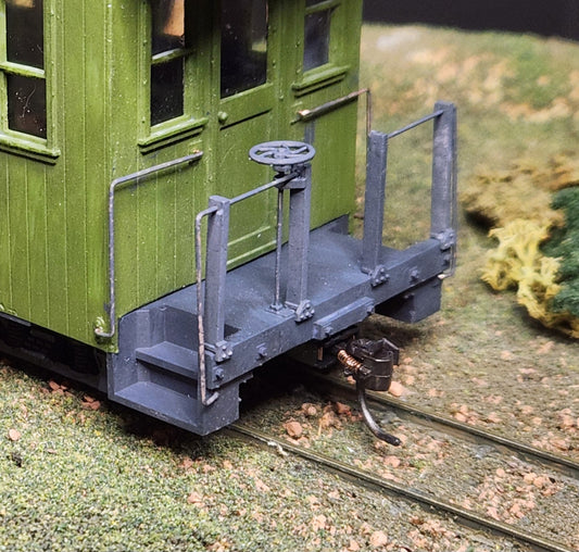 On30 3D Printed Short Baggage Car Kit With Clerestory Roof
