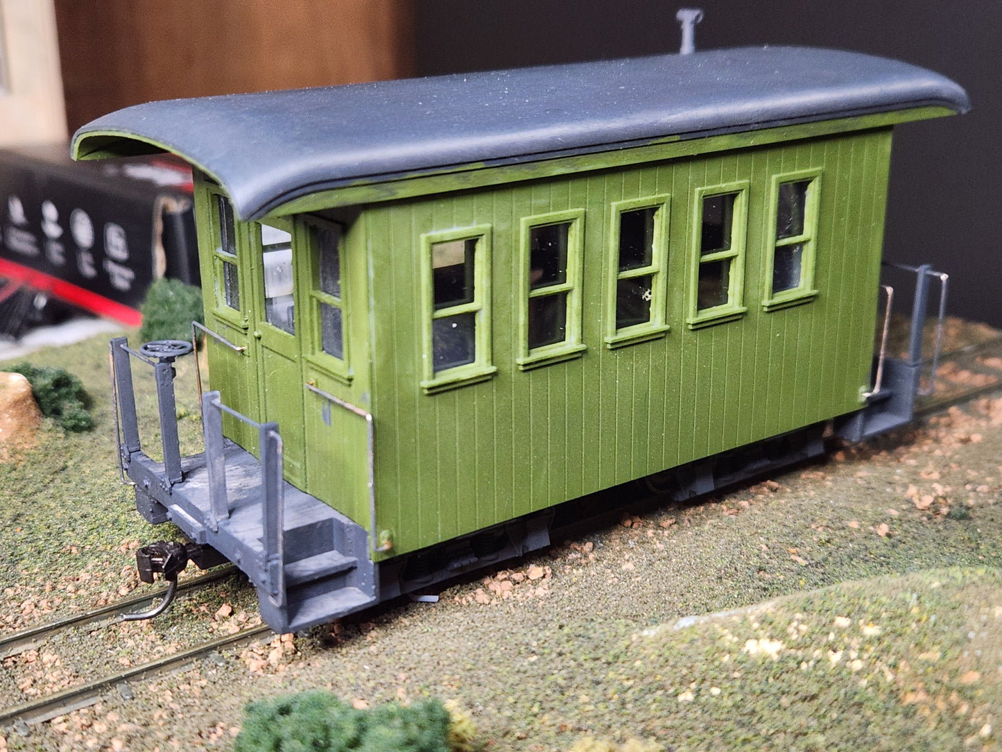 On30 3D Printed Short Coach Kit With round roof