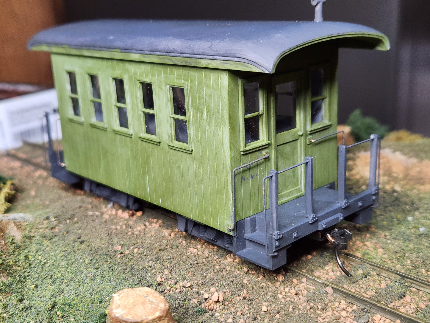 On30 3D Printed Short Coach Kit With round roof