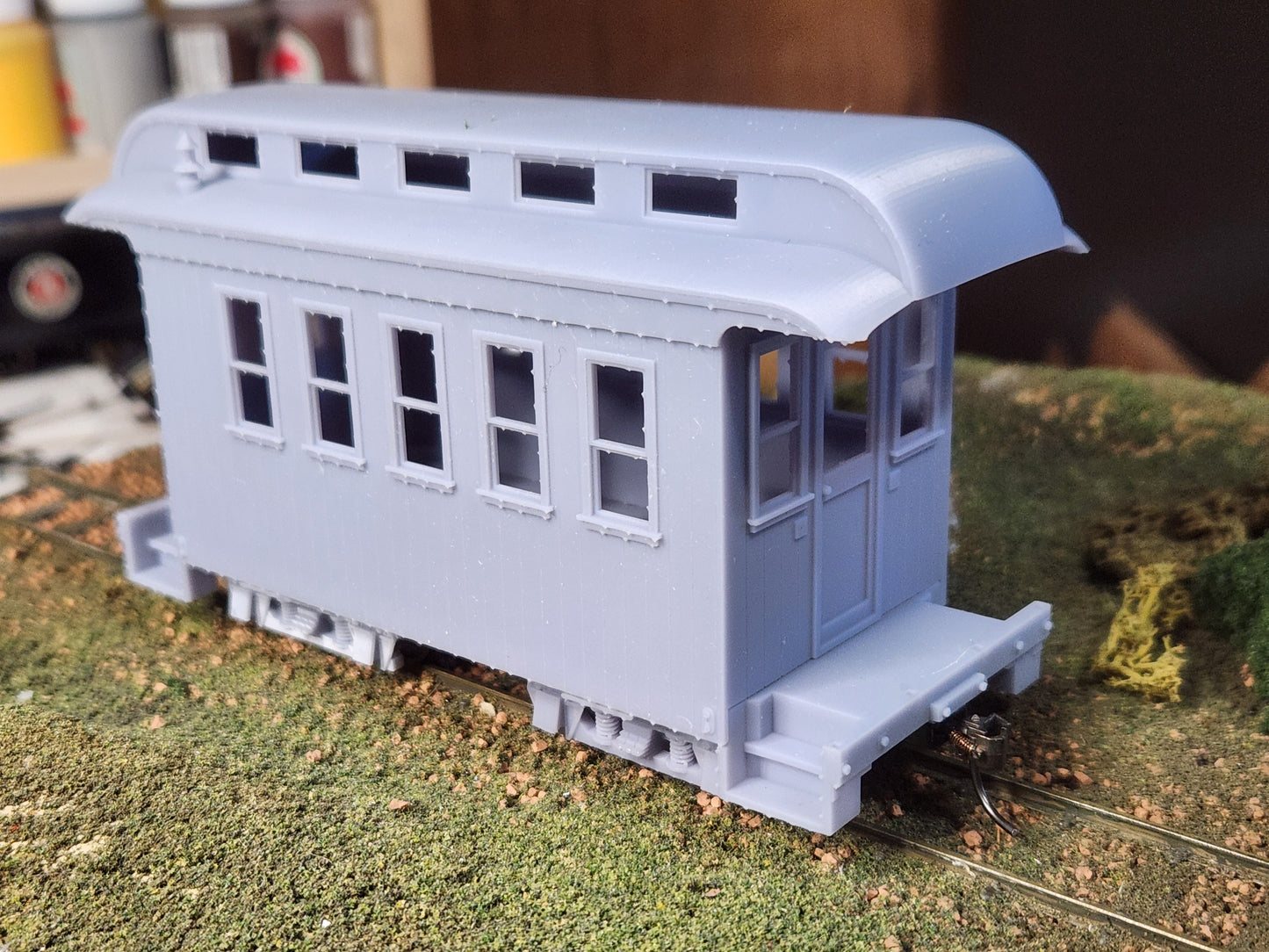 On30 3D Printed Short Coach Kit With Clerestory Roof
