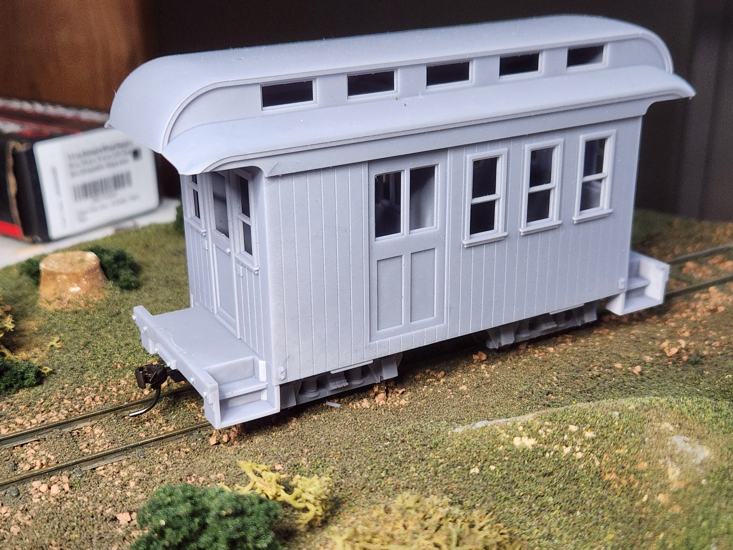 On30 3D Printed Short Combine Kit With Clerestory Roof