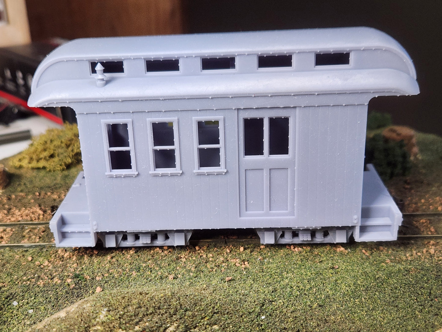 On30 3D Printed Short Combine Kit With Clerestory Roof