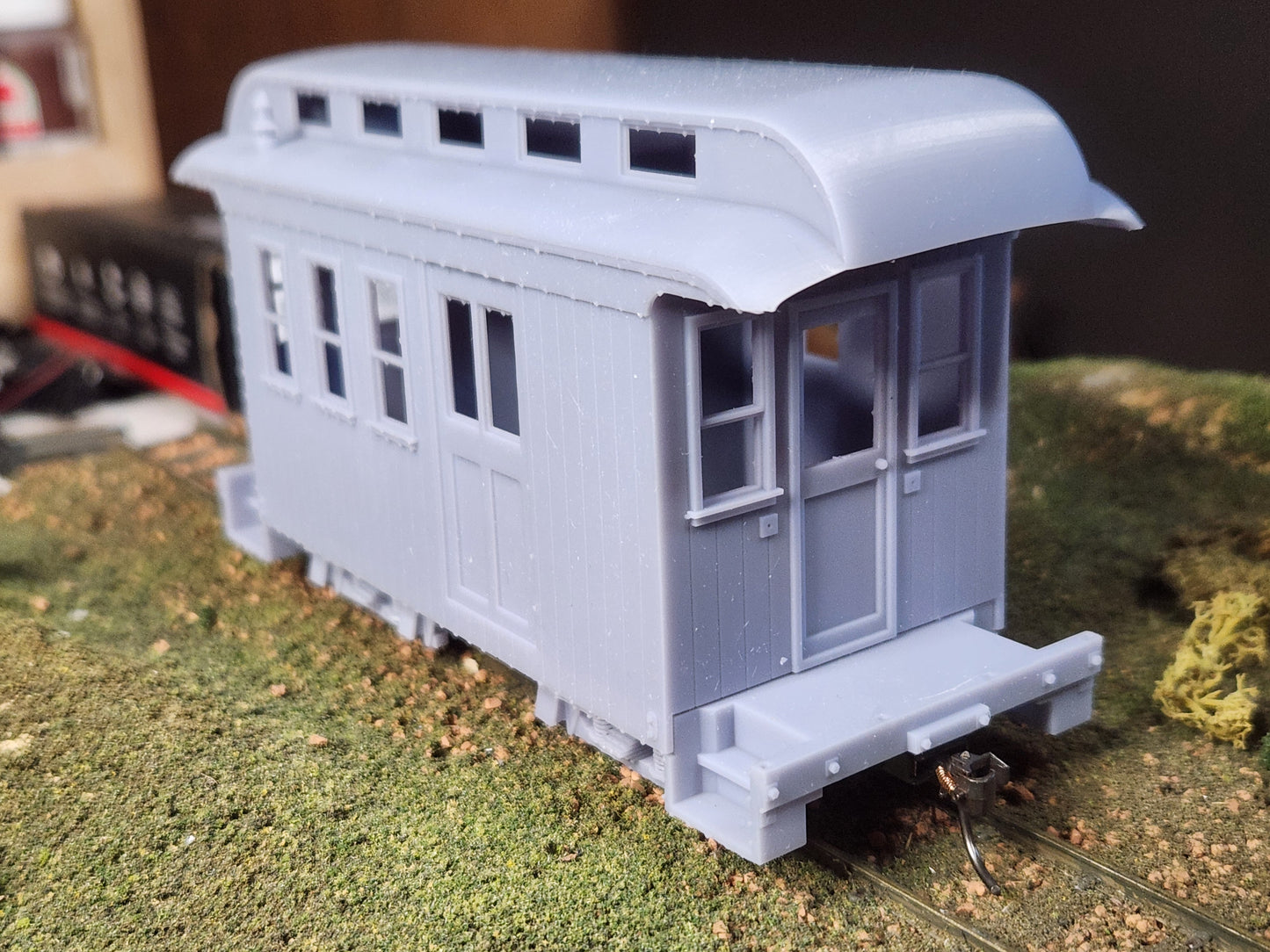 On30 3D Printed Short Combine Kit With Clerestory Roof