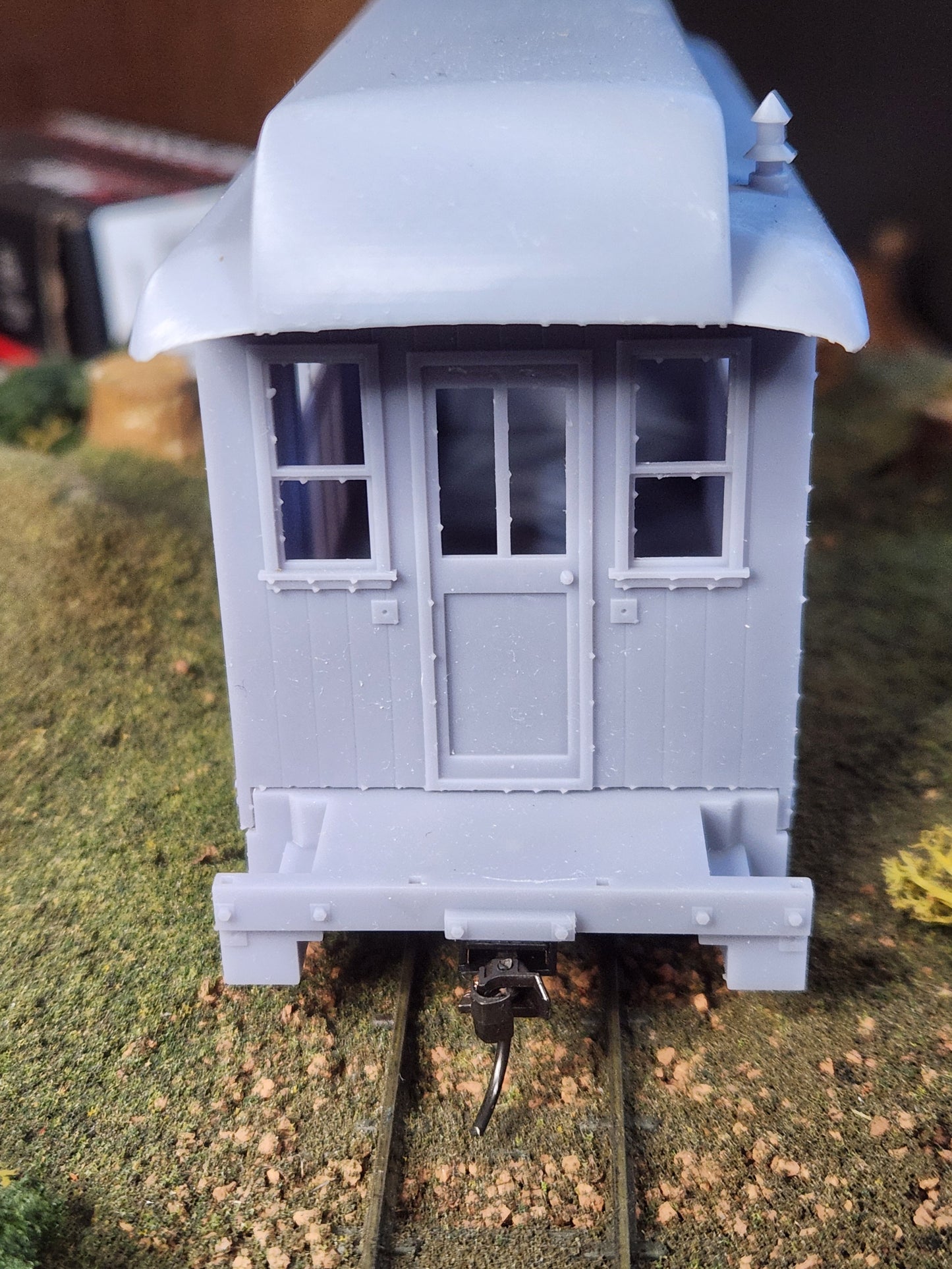 On30 3D Printed Short Baggage Car Kit With Clerestory Roof