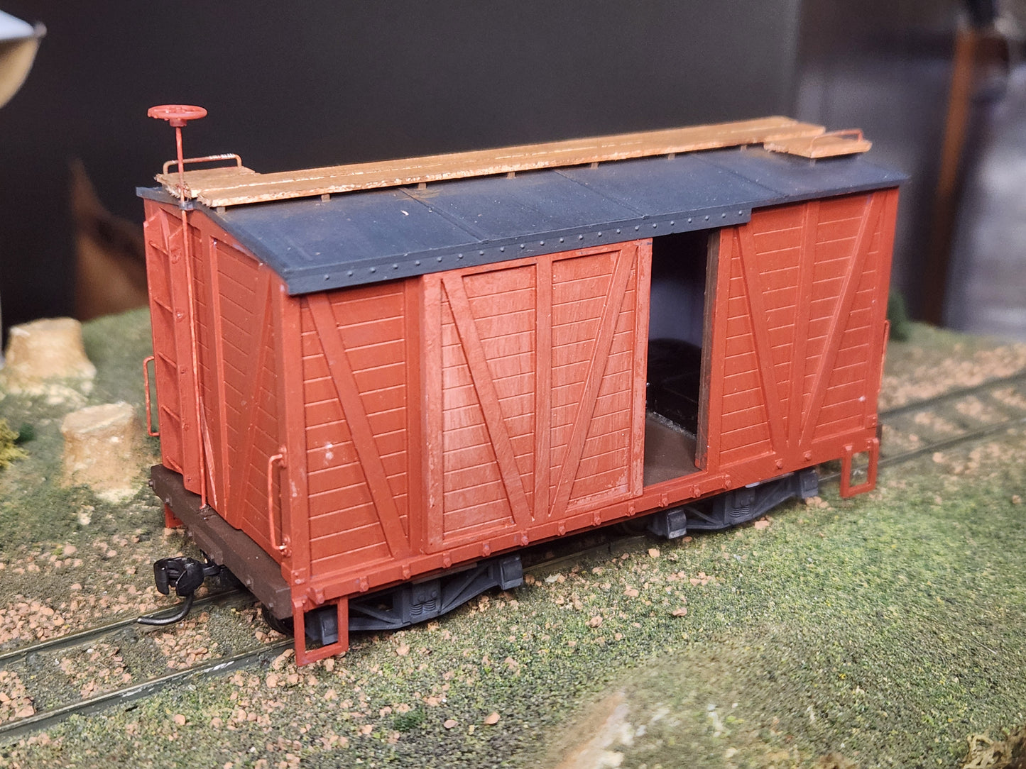 On30 3D Printed 16ft Outside Braced Box Car Kit