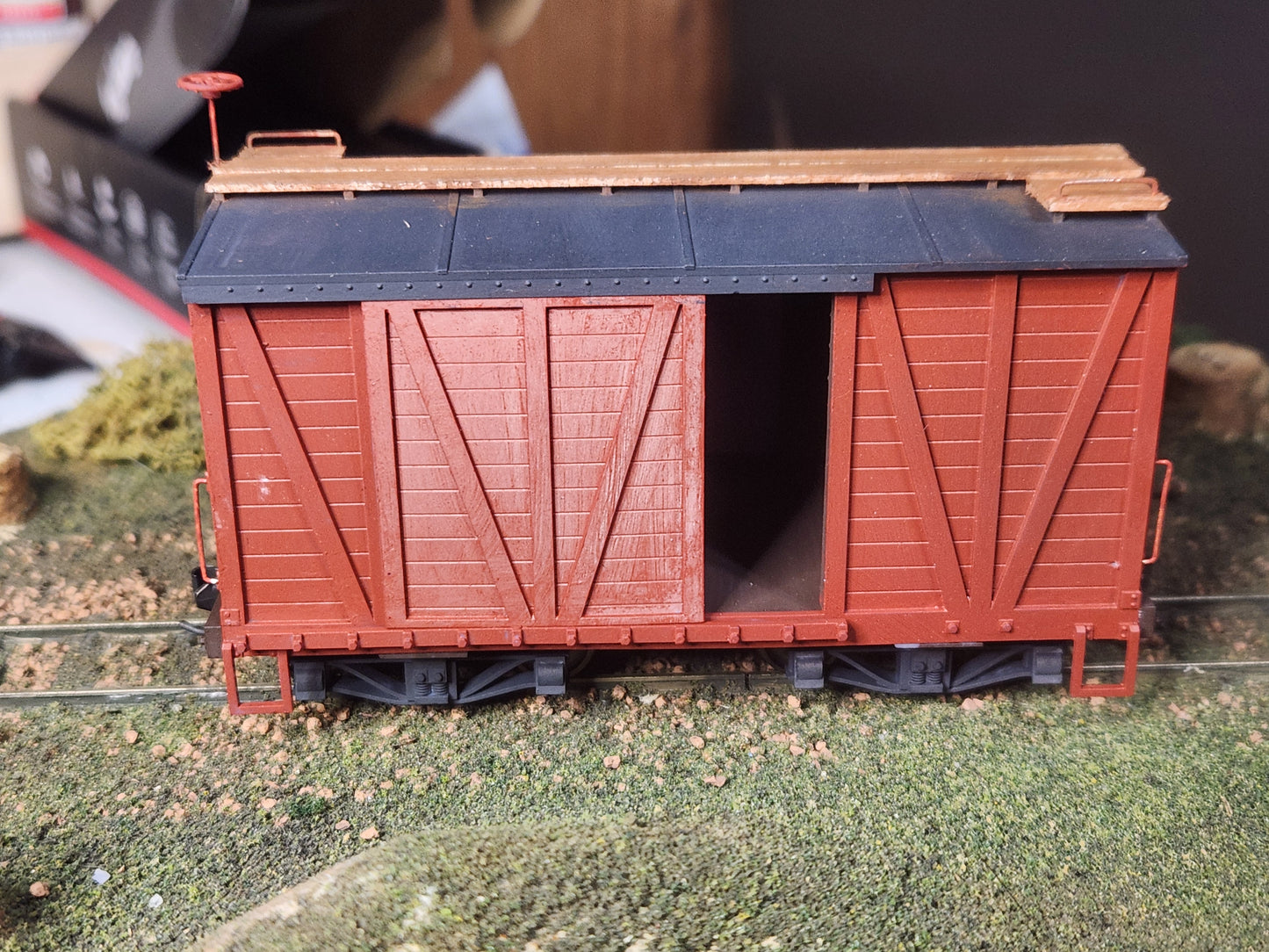 On30 3D Printed 16ft Outside Braced Box Car Kit