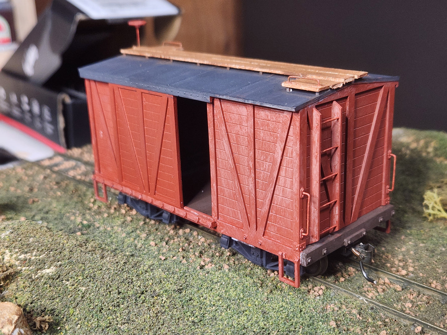 On30 3D Printed 16ft Outside Braced Box Car Kit