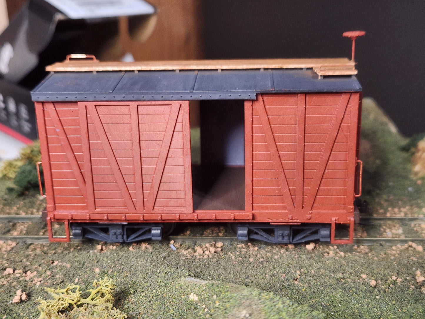 On30 3D Printed 16ft Outside Braced Box Car Kit