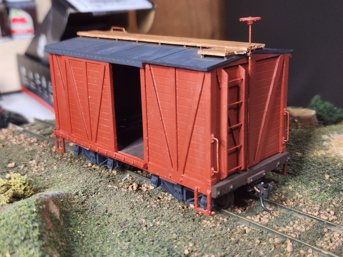 On30 3D Printed 16ft Outside Braced Box Car Kit