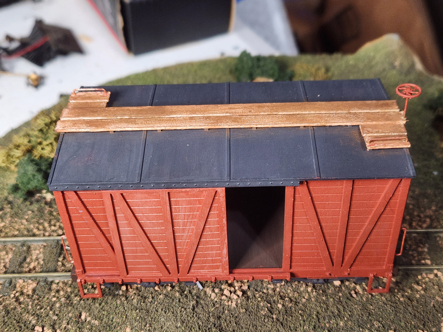 On30 3D Printed 16ft Outside Braced Box Car Kit