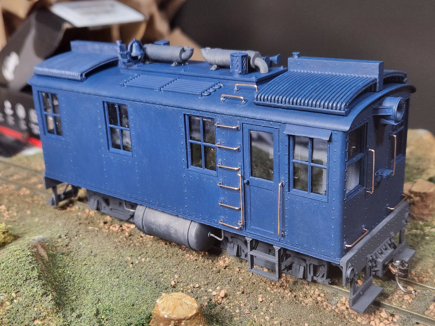 On30 Ingersol Rand Box Cab Switcher Kit 3D printed For Athearn SW7 Mechanism