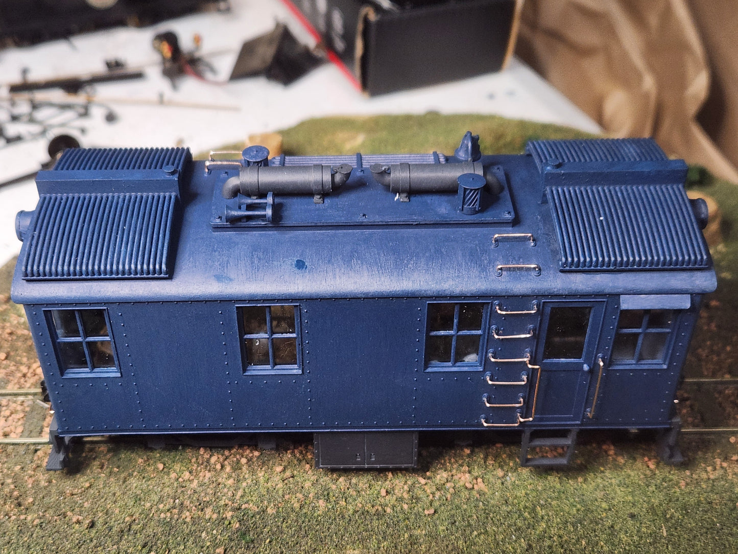 On30 Ingersol Rand Box Cab Switcher Kit 3D printed For Athearn SW7 Mechanism