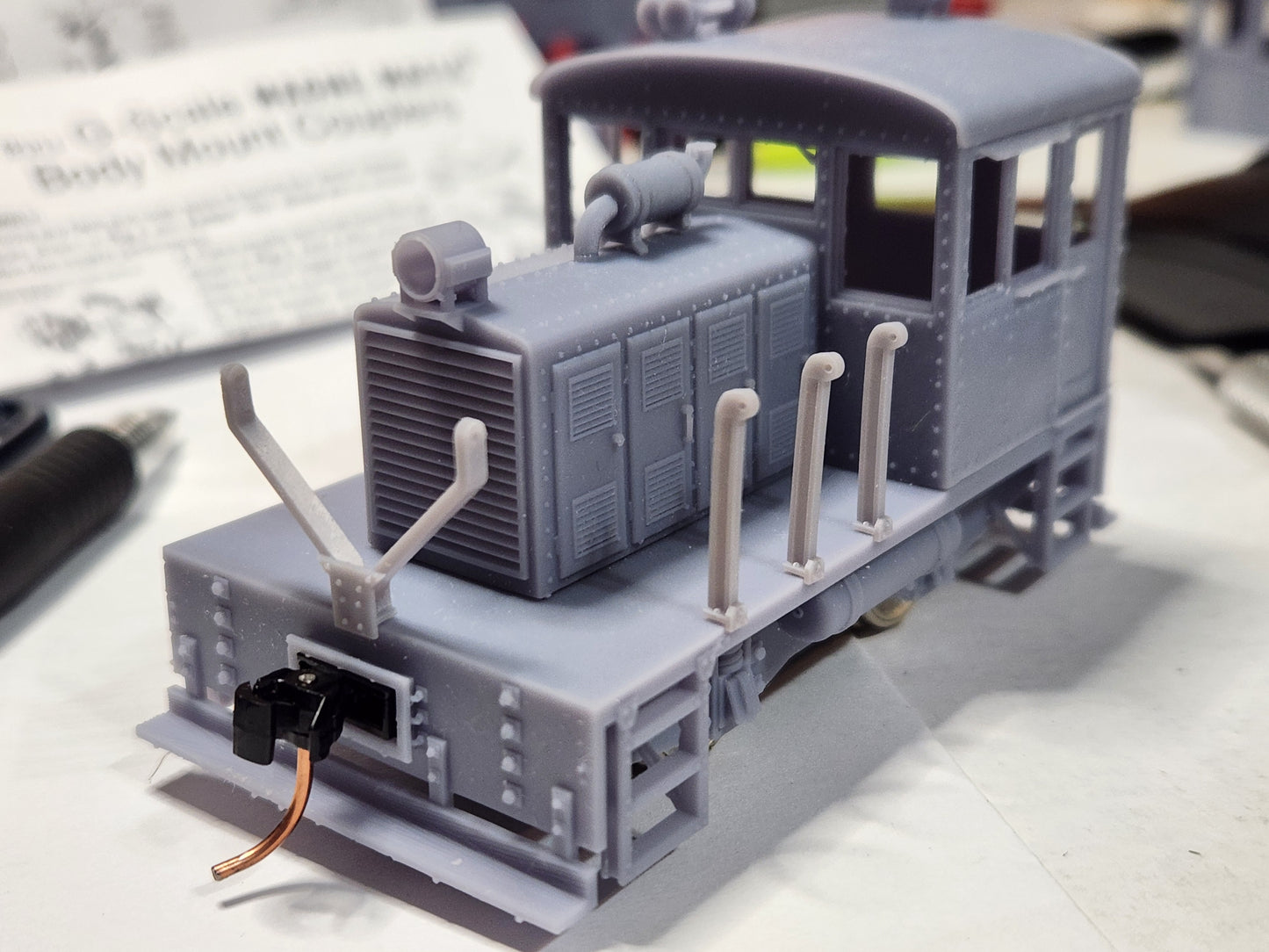 S scale Freelance Critter Switcher Kit 3D printed