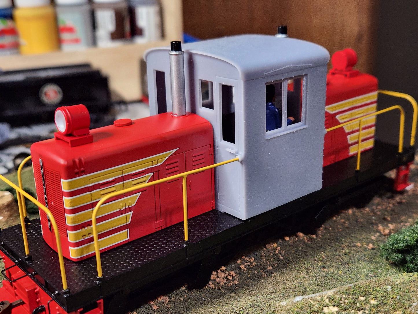 Round roof cab conversion kit for the Bachmann On30 Withcomb