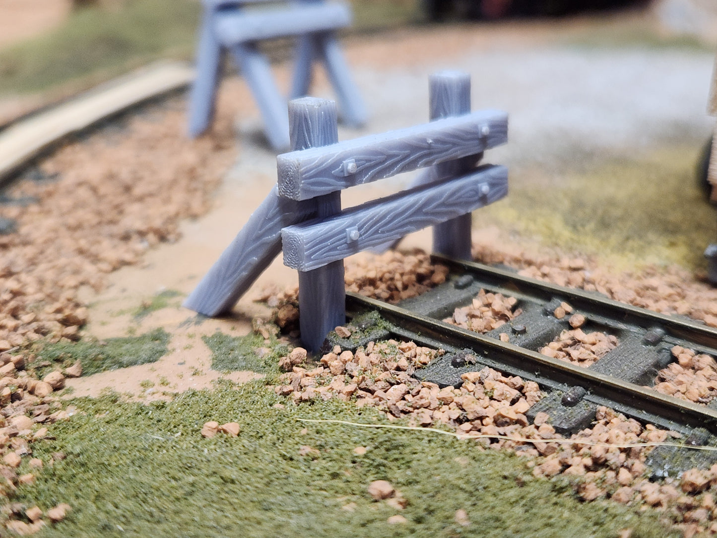On30 3D Printed Wood Track Bumpers One Pair