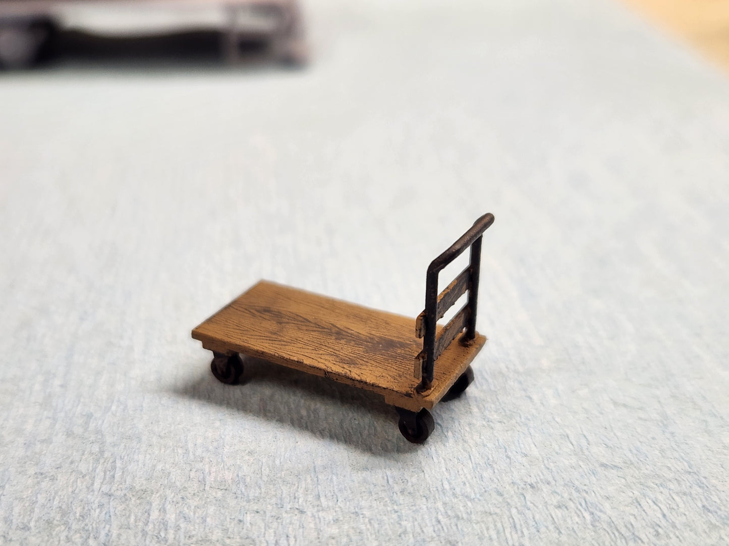 O scale 3D Printed Freight Depot Cart Set(4pcs)
