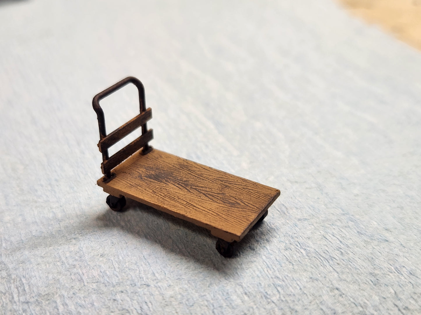 O scale 3D Printed Freight Depot Cart Set(4pcs)
