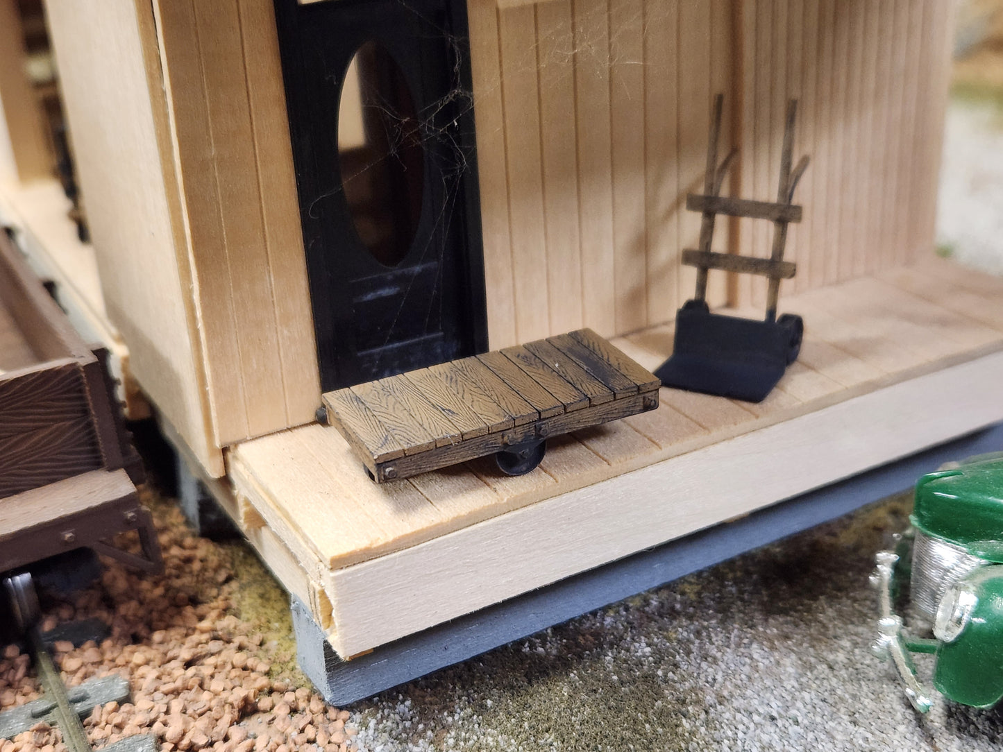 O scale 3D Printed Freight Depot Cart Set(4pcs)