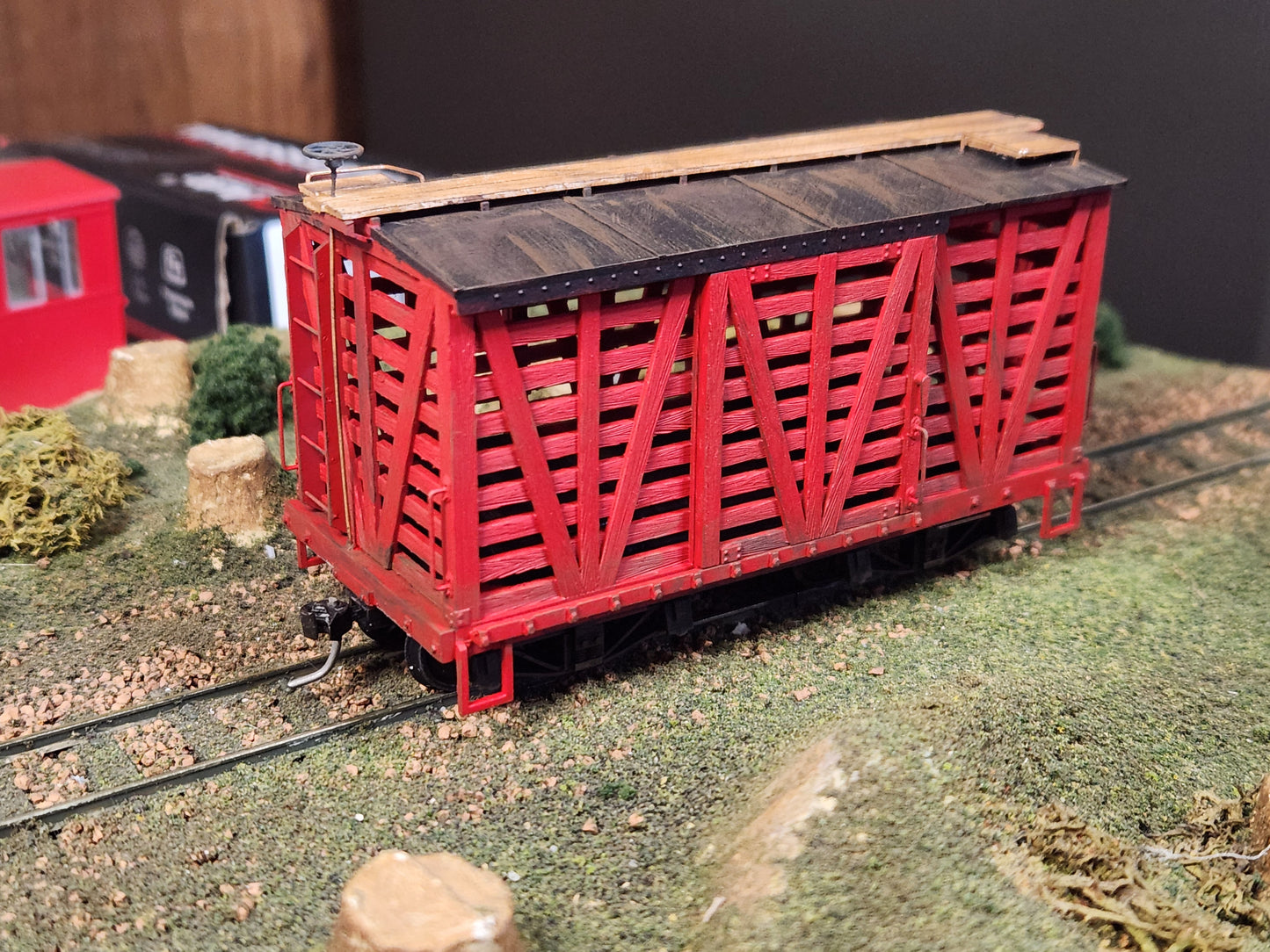 On30 3D Printed 16ft Stock Car Kit with trucks