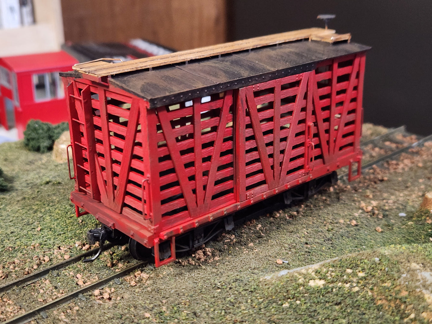 On30 3D Printed 16ft Stock Car Kit with trucks