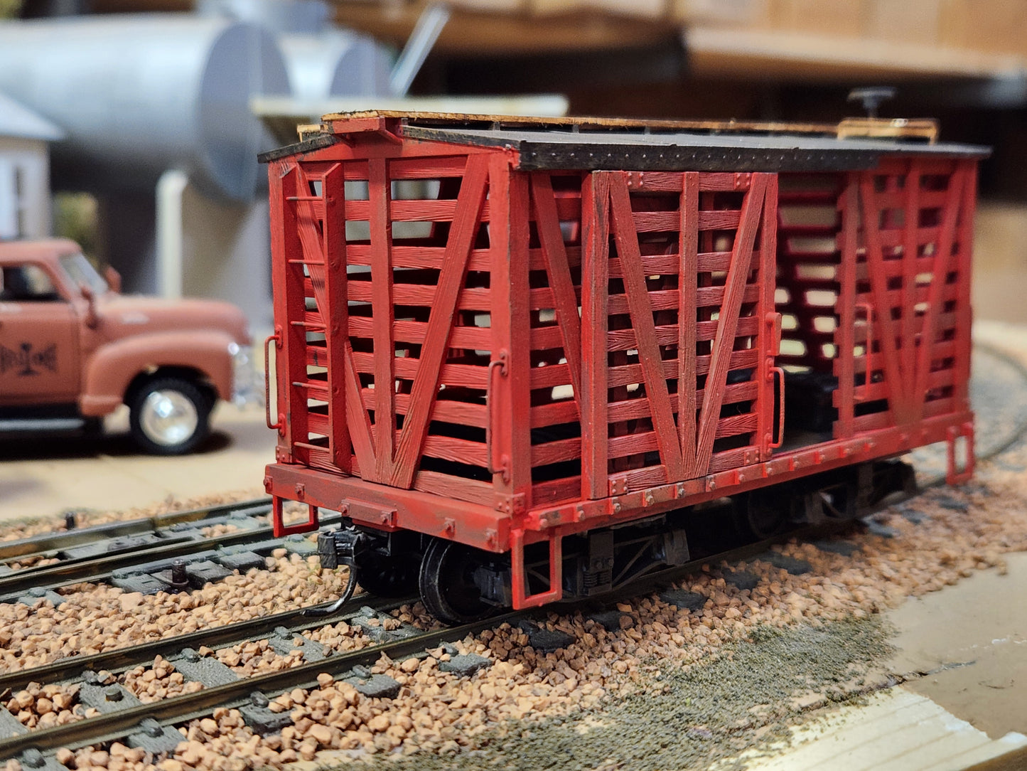 On30 3D Printed 16ft Stock Car Kit with trucks