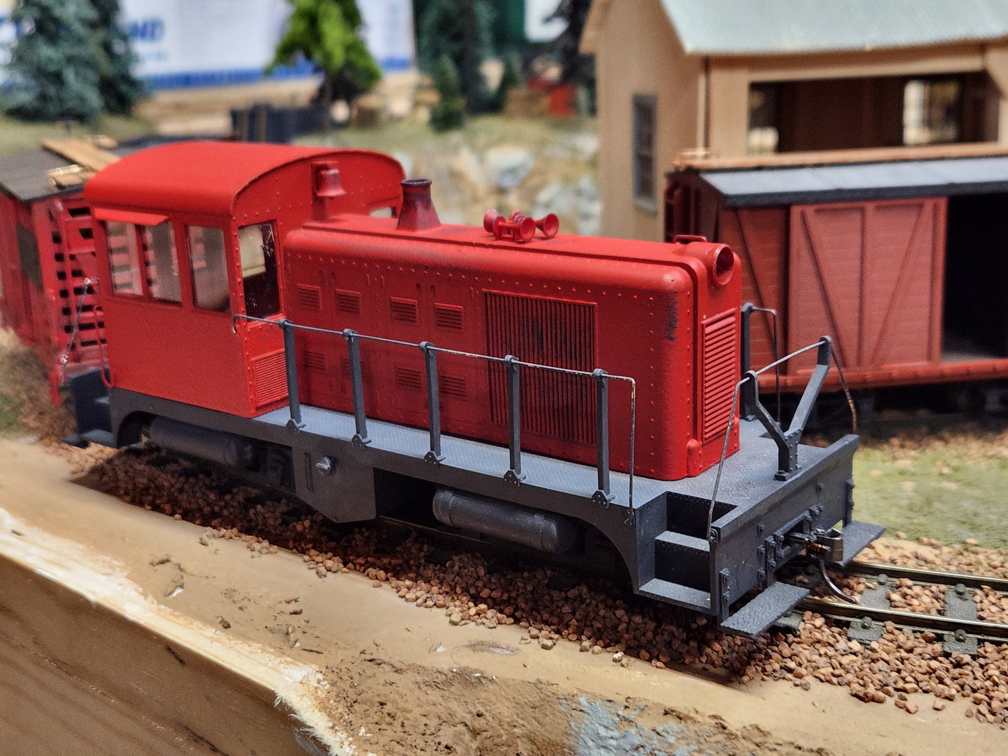 On30 Freelance End Cab Switcher Kit 3D printed For Athearn SW1500 Mechanism