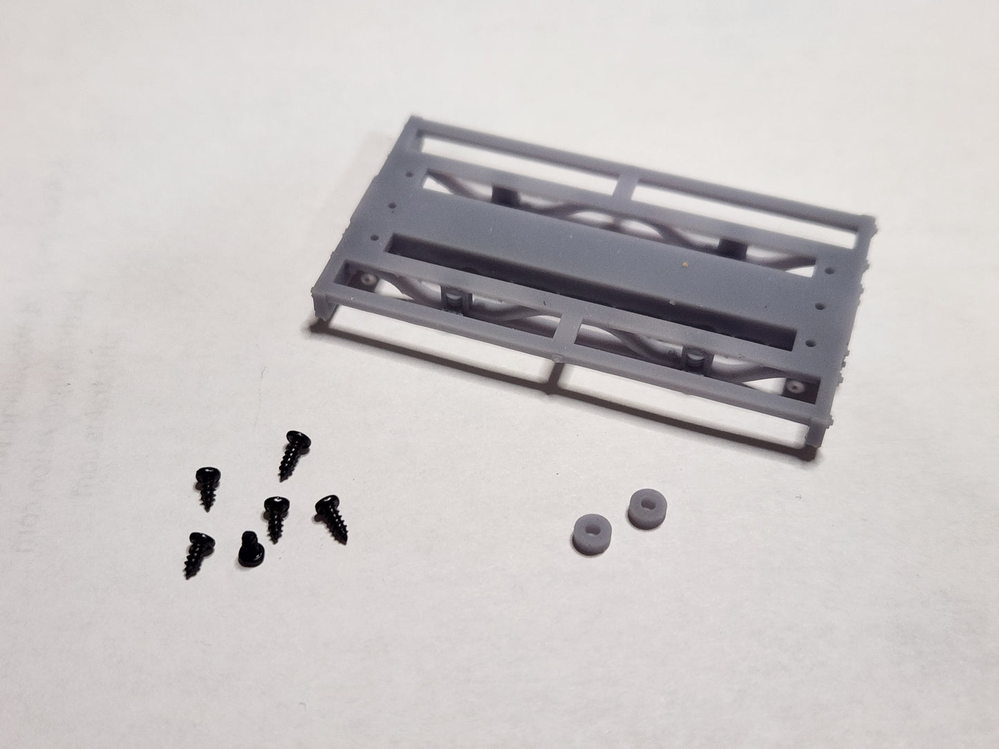 On18 3D printed 8ft freight car bare chassis kit