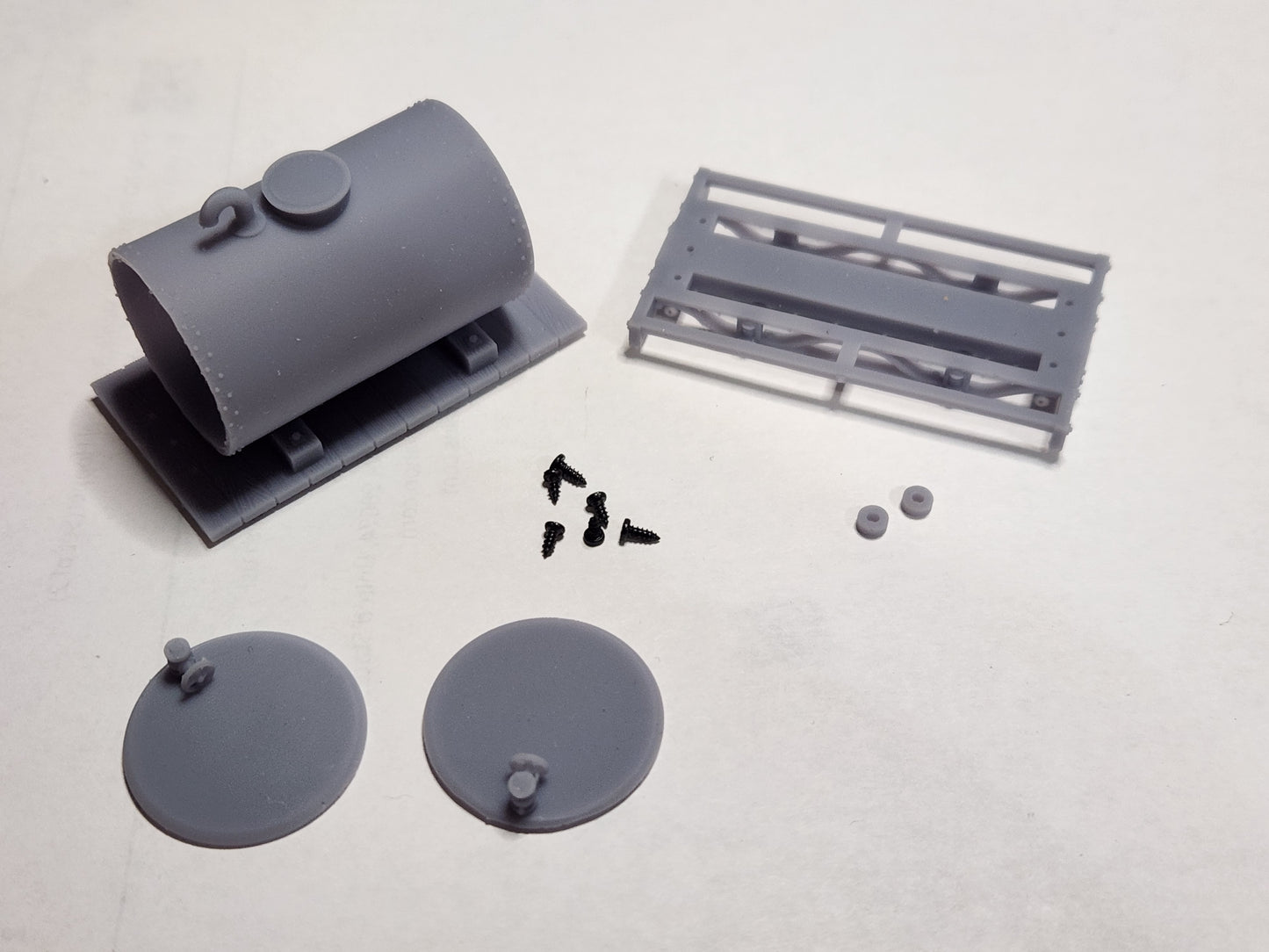 On18 3D printed 8ft tank car kit