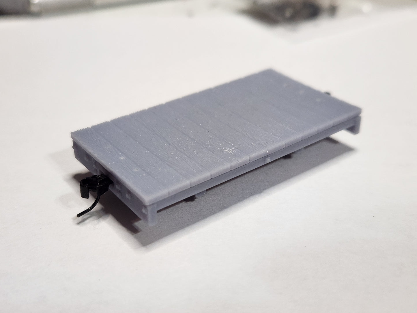 On18 3D printed 8ft flat car kit